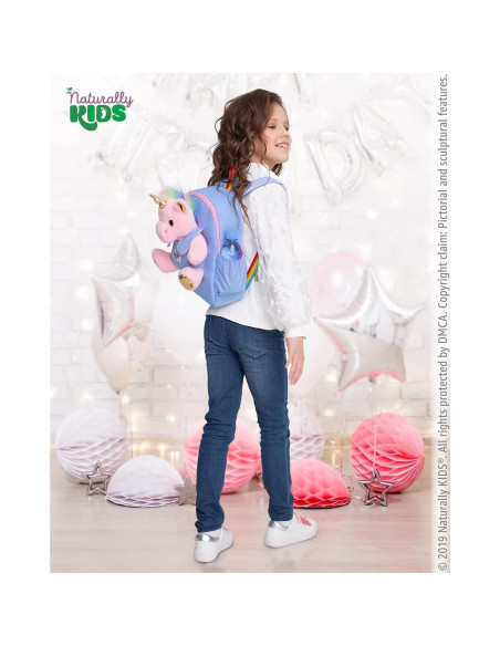 Mochila Unicornio Rosa Naturally KIDS 29x25x9 cm para Niñas Mochila Unicornio Rosa Naturally KIDS 29x25x9 cm para Niñas