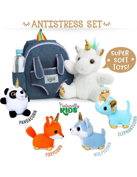 Mochila Unicornio Naturally KIDS con Juguetes 2-5 Años Mochila Unicornio Naturally KIDS con Juguetes 2-5 Años