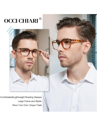 Gafas de Lectura OCCI CHIARI 2.75x para Hombres Elegantes