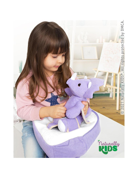 Mochila Dinosaurio Triceratops Naturally KIDS 25x20 cm