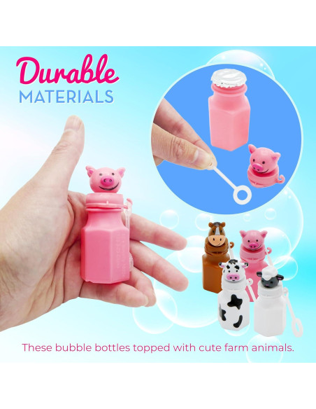 Burbujas de Animales de Granja 4E - Paquete de 24 - 7,62 cm Burbujas de Animales de Granja 4E - Paquete de 24 - 7,62 cm