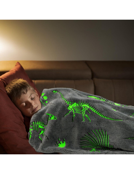 Manta Gitrat Dinosaurio Fluorescente 230x230 cm Suave Manta Gitrat Dinosaurio Fluorescente 230x230 cm Suave
