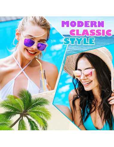 Gafas de sol polarizadas LINVO HD UV400 para hombres y mujeres