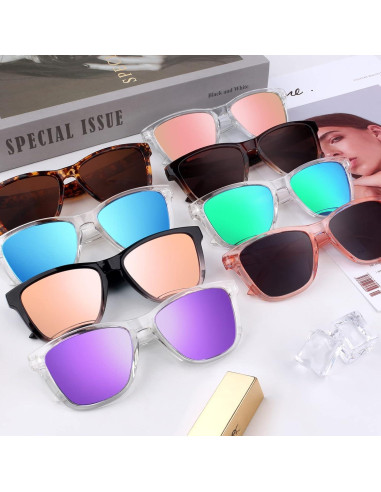 Gafas de sol polarizadas LINVO HD UV400 para hombres y mujeres
