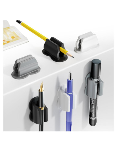 Soporte para lápices BEFSOP 6 unidades silicona adhesiva