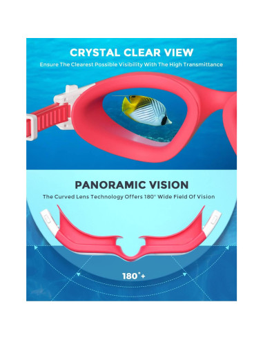 Gafas de natación OMID P2mini para niños, anti-vaho y UV