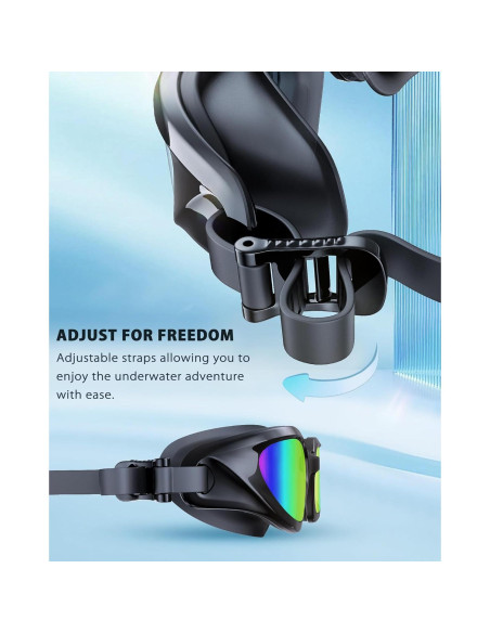 Gafas de natación Vegemono SWG unisex anti vaho UV400 Gafas de natación Vegemono SWG unisex anti vaho UV400