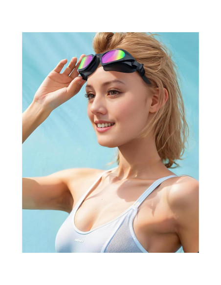Gafas de natación Vegemono SWG unisex anti-vaho UV400 Gafas de natación Vegemono SWG unisex anti-vaho UV400