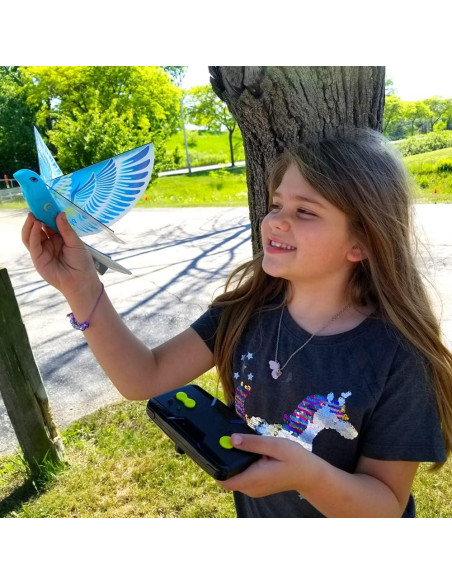 Juguete Volador RC Mukikim eBird Paloma Azul - Alas Biónicas Juguete Volador RC Mukikim eBird Paloma Azul - Alas Biónicas