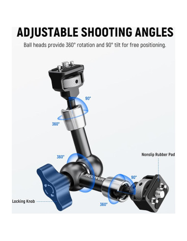 Brazo Mágico Articulado NEEWER ST07 18 cm 360 para Cámara