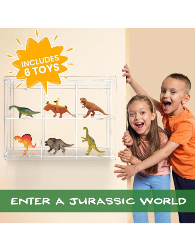 Carpa Dinosaurios W&O Paraíso Dino Dome LED 119x109 cm