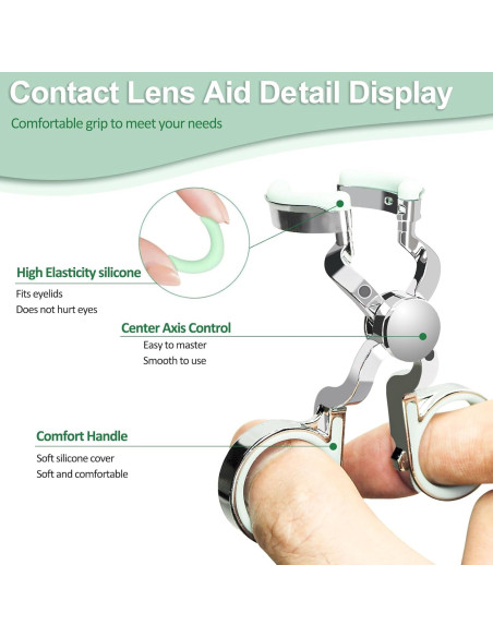 Herramienta para Lentes de Contacto MUNLIT - Pinzas y Estuche Herramienta para Lentes de Contacto MUNLIT - Pinzas y Estuche