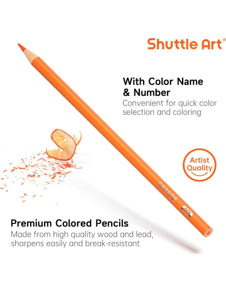 Lápices de Colores Shuttle Art 720 Pre-Afilados 60 Paquetes Lápices de Colores Shuttle Art 720 Pre-Afilados 60 Paquetes