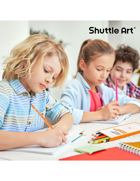 Lápices de Colores Shuttle Art 720 Pre-Afilados 60 Paquetes Lápices de Colores Shuttle Art 720 Pre-Afilados 60 Paquetes