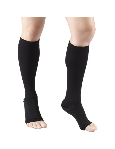 Medias de Compresión Truform 0875 Unisex 15-20 mmHg Negra
