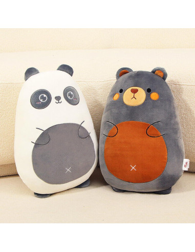 Almohada de Peluche Dinosaurio Kekeso Panda 60cm Suave