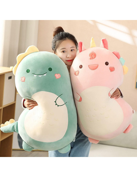 Almohada de Peluche Dinosaurio Kekeso 60cm Suave y Lindo Almohada de Peluche Dinosaurio Kekeso 60cm Suave y Lindo