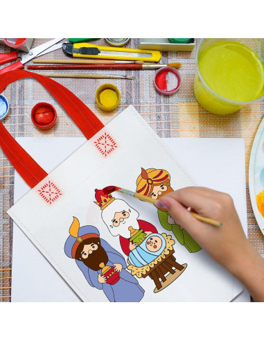 Kacctyen 45 Bolsas de Regalo para Colorear Nacimiento DIY