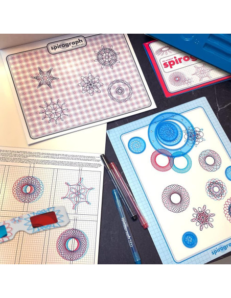 Spirograph 3D - Kit de arte con gafas y bolígrafos Spirograph 3D - Kit de arte con gafas y bolígrafos
