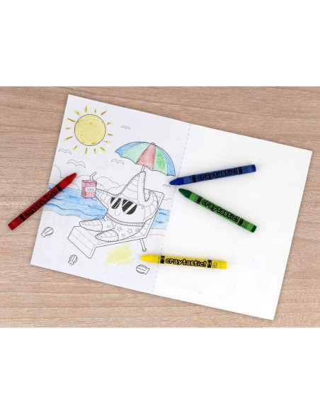 Paquete de 450 Crayones Premium Craytastic! 4 Colores Paquete de 450 Crayones Premium Craytastic! 4 Colores