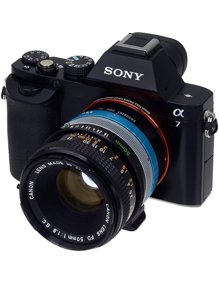 Adaptador Fotodiox Pro Canon FD/FL a Sony E-Mount 8.9cm Adaptador Fotodiox Pro Canon FD/FL a Sony E-Mount 8.9cm
