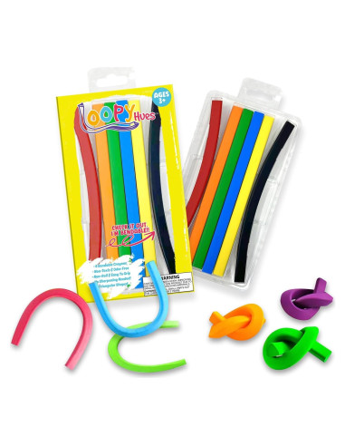 Crayones Flexibles Loopy Hues 6 Paquete Triángulos Colores