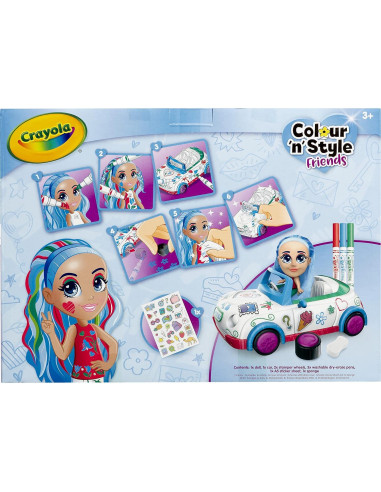 CRAYOLA Color 'n' Style Amigos Bluebell - Juego de Muñeca