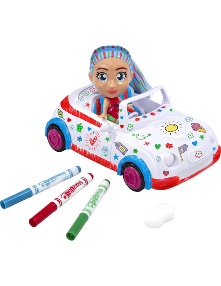 CRAYOLA Color 'n' Style Amigos Bluebell - Juego de Muñeca CRAYOLA Color 'n' Style Amigos Bluebell - Juego de Muñeca
