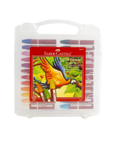 Pasteles de Aceite Faber-Castell 24 Colores No Tóxicos