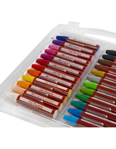 Pasteles de Aceite Faber-Castell 24 Colores No Tóxicos