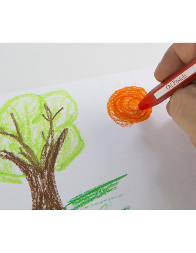 Pasteles de Aceite Faber-Castell 24 Colores No Tóxicos