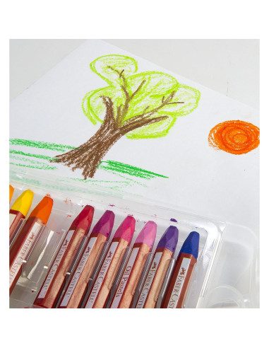 Pasteles de Aceite Faber-Castell 24 Colores No Tóxicos