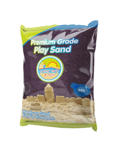 Arena de Jugar Clásica ARENA PURPURA 2,27 kg No Tóxica