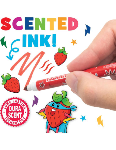 Smarkers Scentco 16 Marcadores Aromatizados Lavables
