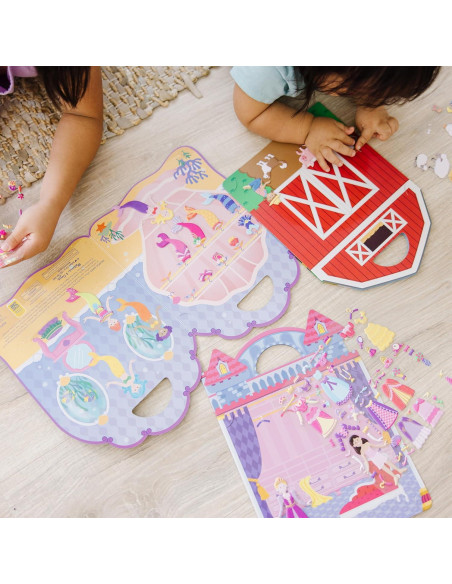 Set de Stickers Puffy Reutilizables Melissa & Doug 3 Pack Set de Stickers Puffy Reutilizables Melissa & Doug 3 Pack