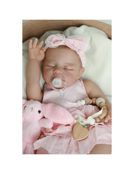 Muñeca Reborn Realista WOOROY Agosto 50.8 cm Niña Durmiendo Muñeca Reborn Realista WOOROY Agosto 50.8 cm Niña Durmiendo