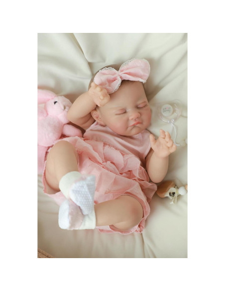Muñeca Reborn Realista WOOROY Agosto 50.8 cm Niña Durmiendo Muñeca Reborn Realista WOOROY Agosto 50.8 cm Niña Durmiendo