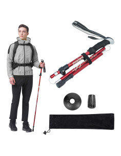 Bastones de Senderismo Ajustables DecorSea - Aluminio Plegables 134.62 cm