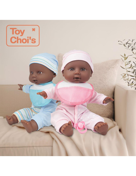 Muñecas Gemelas Toy Choi - 30 cm con Accesorios Muñecas Gemelas Toy Choi - 30 cm con Accesorios
