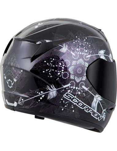 Casco Integral ScorpionEXO R320 Negro Pequeño con Visera