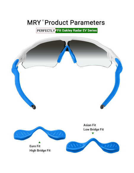 Kits Earsocks y Almohadillas Mryok para Oakley Radar EV Kits Earsocks y Almohadillas Mryok para Oakley Radar EV