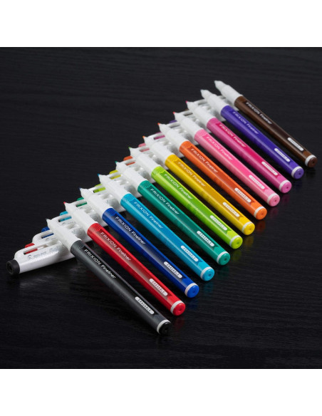 Bolígrafos Marcadores Borrables Pilot FriXion 0.7 mm, Paquete de 12 Bolígrafos Marcadores Borrables Pilot FriXion 0.7 mm, Paquete de 12