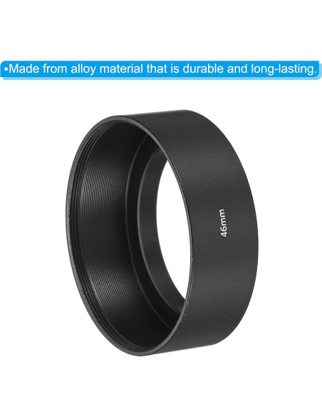 Capucho de Lente PATIKIL 46mm Antirreflectante Negro Capucho de Lente PATIKIL 46mm Antirreflectante Negro