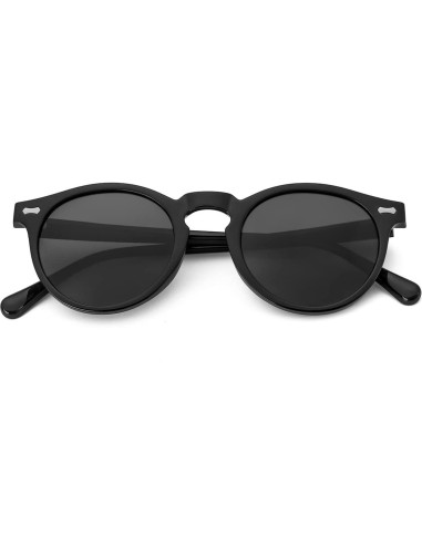 Gleyemor Gafas de Sol Polarizadas UV400 Marco Negro 48mm