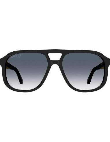 Gafas de sol piloto Gucci GG1188S Negro 58mm Unisex