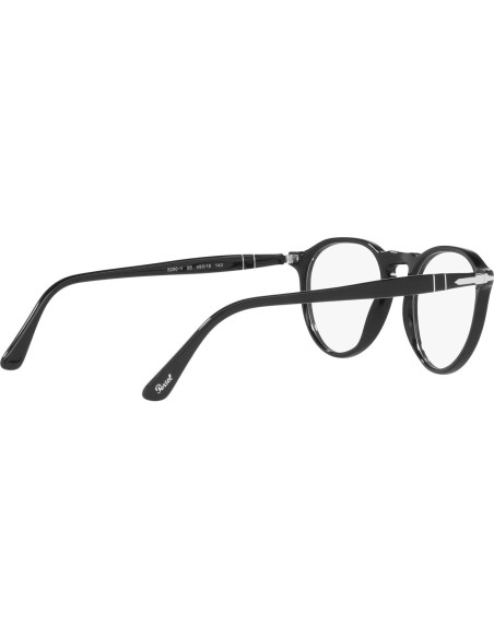 Gafas de Prescripción Persol PO3286V Redondas Negras 49mm Gafas de Prescripción Persol PO3286V Redondas Negras 49mm
