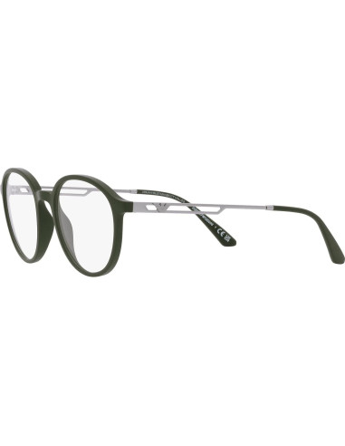 Gafas de sol redondas Emporio Armani EA3225F Verde mate
