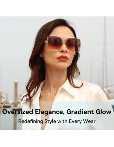 Gafas de sol cuadradas Dollger UV 100% para mujeres y hombres