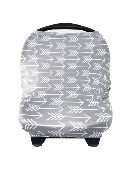 Cubierta de Lactancia Yoofoss Gris - Funda para Cochecito y Asiento Cubierta de Lactancia Yoofoss Gris - Funda para Cochecito y Asiento