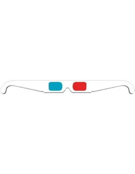 Gafas 3D Anaglifo ZiYan - 50 Pares Cartón Rojas y Cian Gafas 3D Anaglifo ZiYan - 50 Pares Cartón Rojas y Cian